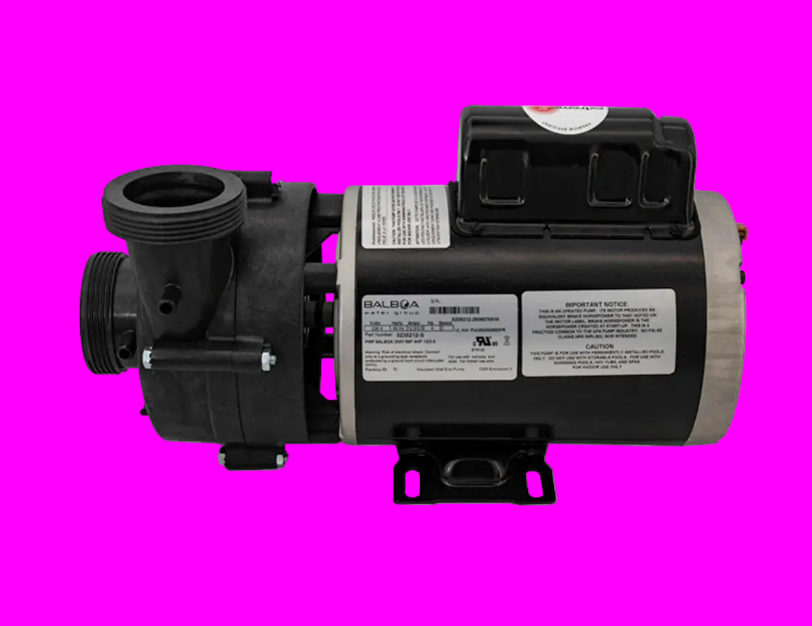 Balboa Ultimax 5235212-S Spa Pump – 230V, 2-Speed, 56-Frame, 12/3.5A