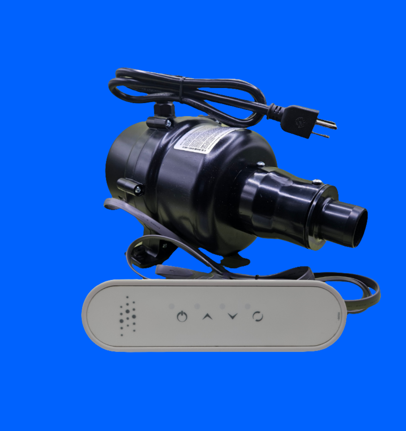 SLS-3-75-120/60A-N+CG01 CG AIR Silver Blower with Keypad