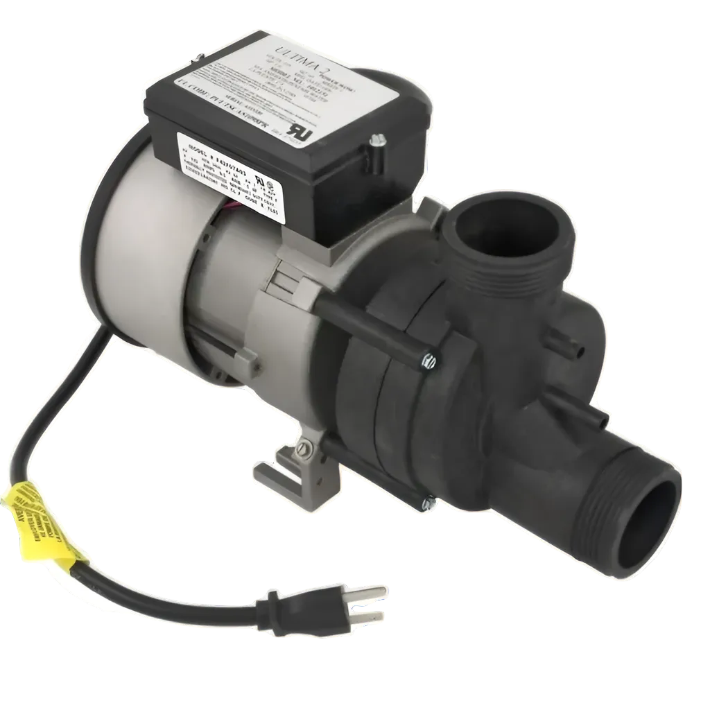 Balboa 1051057 9.0 amp whirlpool bath pump replacement compatible with OEM part numbers 1011057, VIC1051057, 5191-64, and other whirlpool bathtub pump applications sold by Whirly Bros. Replacement