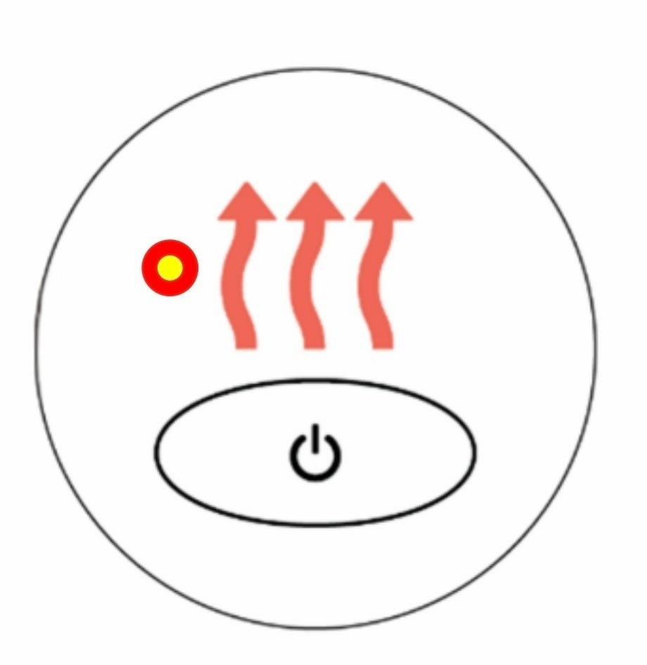 CIDU-252-03-03-01 Cozy Surface Heater Button by NUWHIRL SYSTEMS