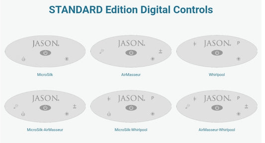 JASON Hydrotherapy Standard Edition Keypad CIDU-264-02-07-01