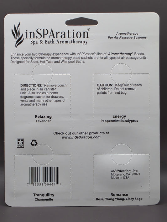 InSPAration AIRomatherapy Beads 4 Pack Aromatherapy