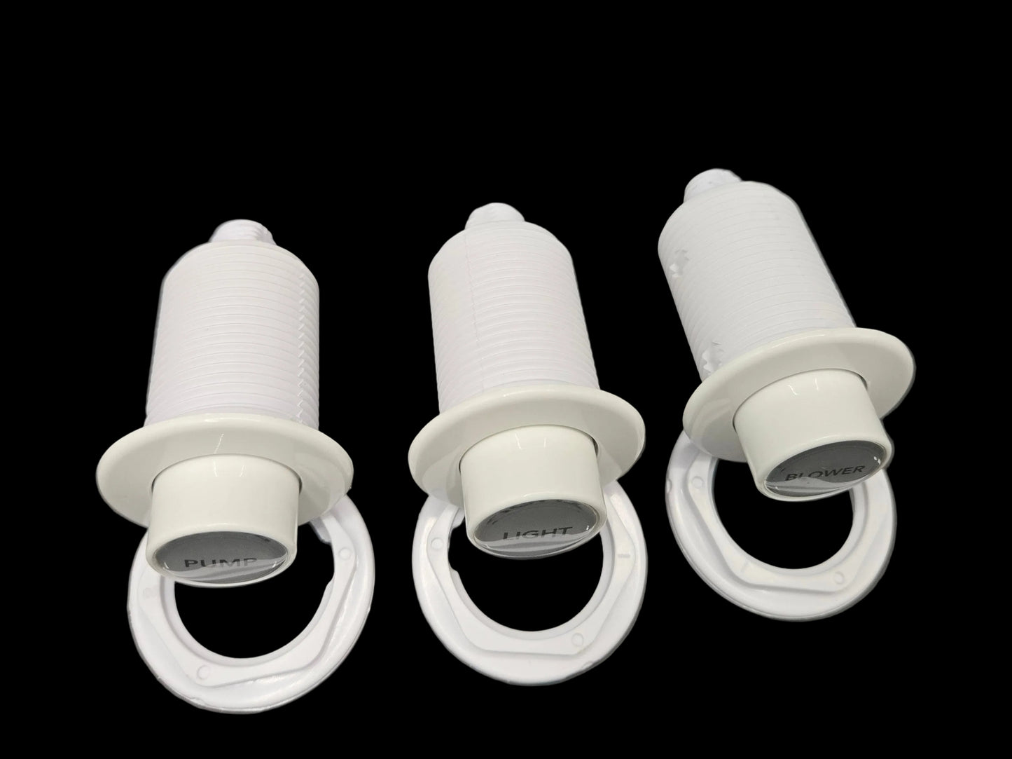 White Printed Air Button Tall - Walk In Tub