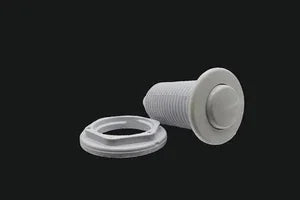 Whirlpool jetted tub air switch button and mounting nut for replacement parts