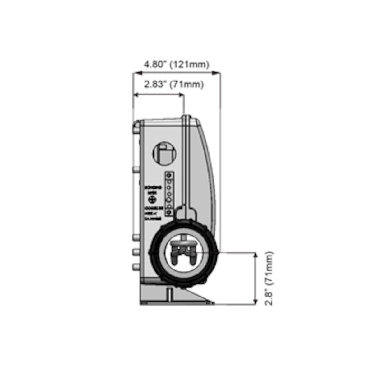 Balboa BP7 4.0kW Side View