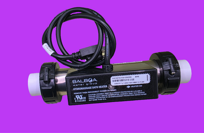 PH101-15UP compatible inline pressure whirlpool tub heater replacement 120V 1500W with pressure switch and 1-1/2 inch stainless steel heater body