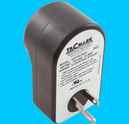 Tecmark SAFPAC5031 plug-in on/off switch by Balboa Water Group, 120V electronic control for spa and hot tub applications.