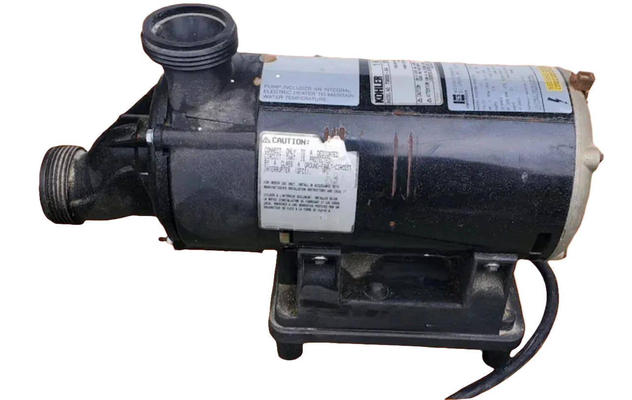 Kohler pump replacement kit for whirlpool water pumps by Balboa Water Group, designed for easy installation and reliable performance.