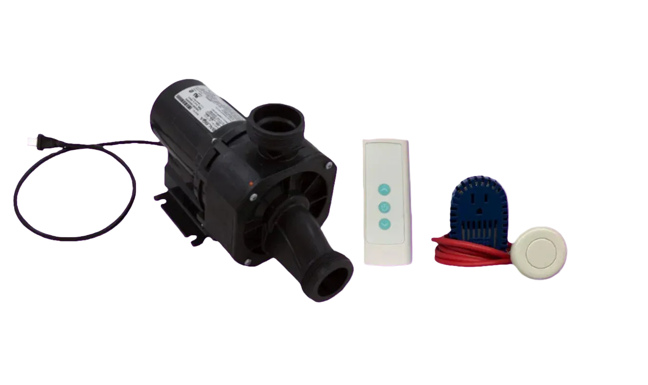 Kohler pump replacement kit for Whirlpool water pumps by Balboa Water Group, featuring easy installation components.