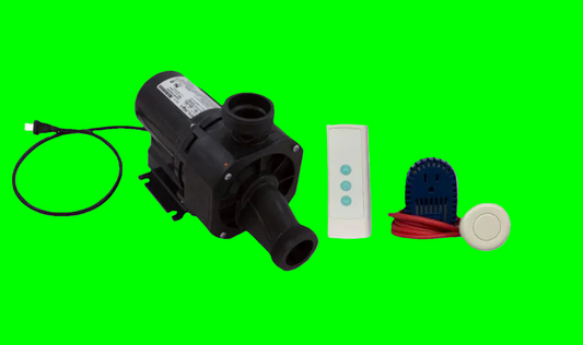 Kohler pump replacement kit for Whirlpool water pumps by Balboa Water Group, featuring easy installation components.