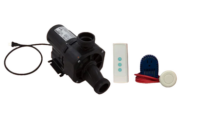 Balboa Water Group American Standard multi-speed control system for whirlpool water pumps, with electronic control panel, background image.