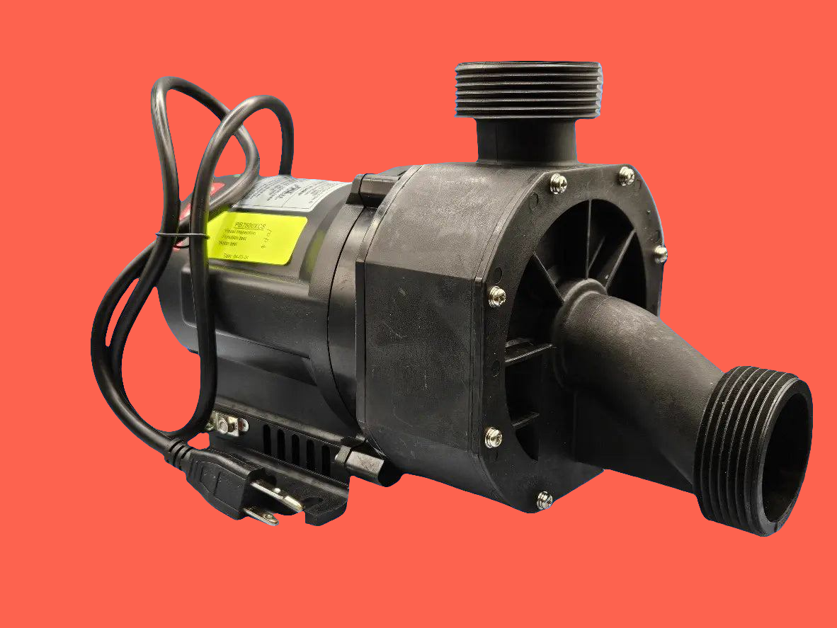 Hamilton Bath Pump 9.2 amps Whirlpool pump by Balboa Water Group, featuring a compact design for whirlpool hot tubs.