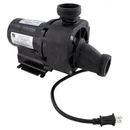 Balboa Water Group Gemini Plus II variable speed whirlpool water pump in 120V with 8.5 amps, shown in a technical image.