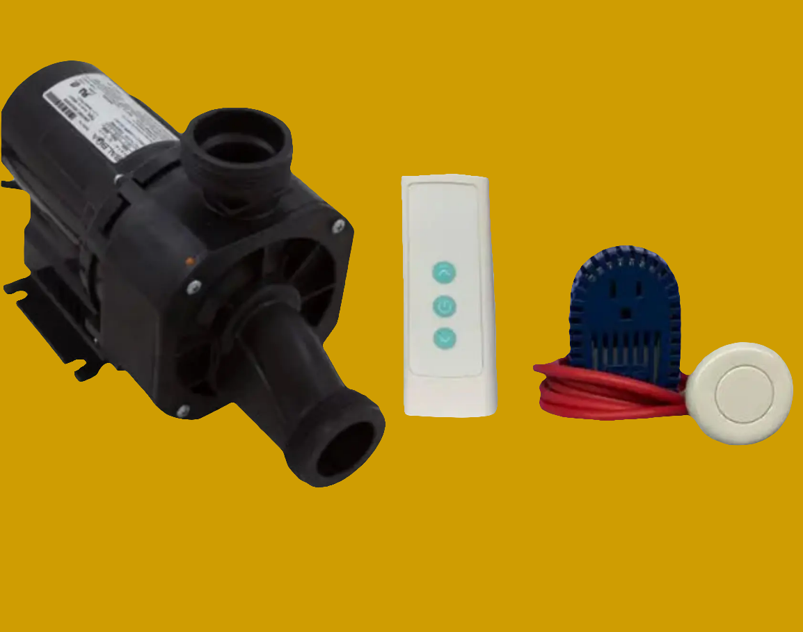 Laurel Mountain Whirlpool Pump 4272WW by Balboa Water Group, a durable spa water pump with R100VS19C model for hot tubs.
