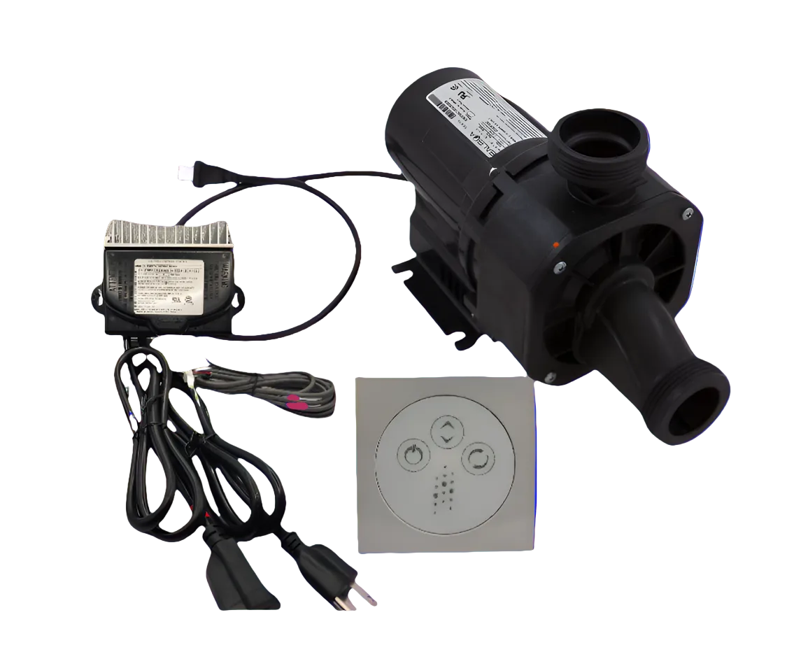 Balboa Water Group MAAX Acrylica pump control system overhaul kit for Whirlpool water pumps, includes replacement parts and components.