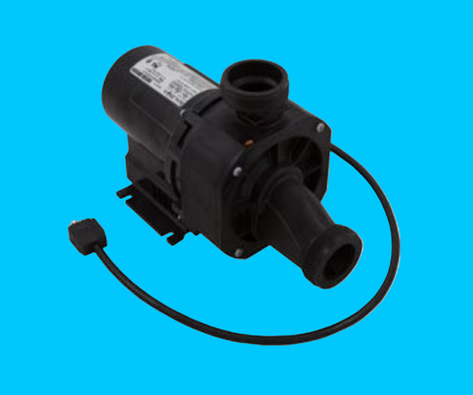 NRU4-CJ Gemini Plus Whirlpool Pump by Balboa Water Group, shown in front view, designed for whirlpool hot tubs and spas.