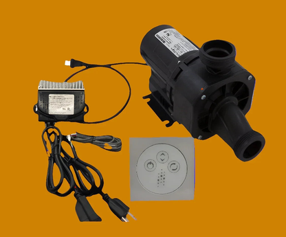 Balboa Water Group Gemini Plus Pump Replacement System for Whirlpool water pumps, featuring the R125VS19C model.