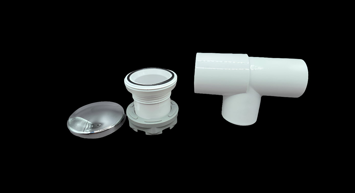 Chrome Aromatherapy Kit for Walk-In Tub by Airomatherapy, with soothing essential oils and bath accessories for relaxation.
