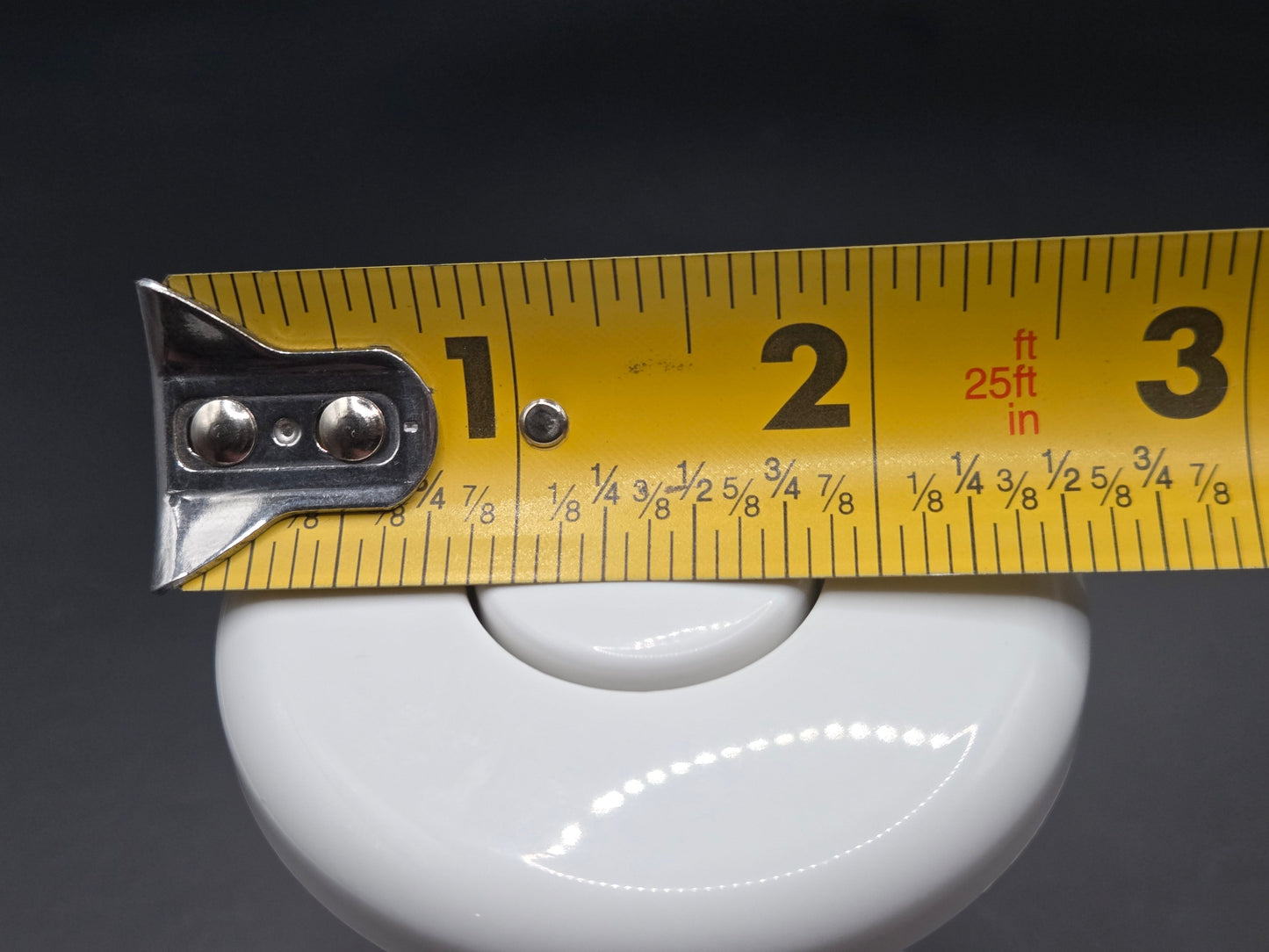 White BALBOA WATER GROUP jetted tub air button with 1-5/8 inch hole size, designed for easy control of jet functions.