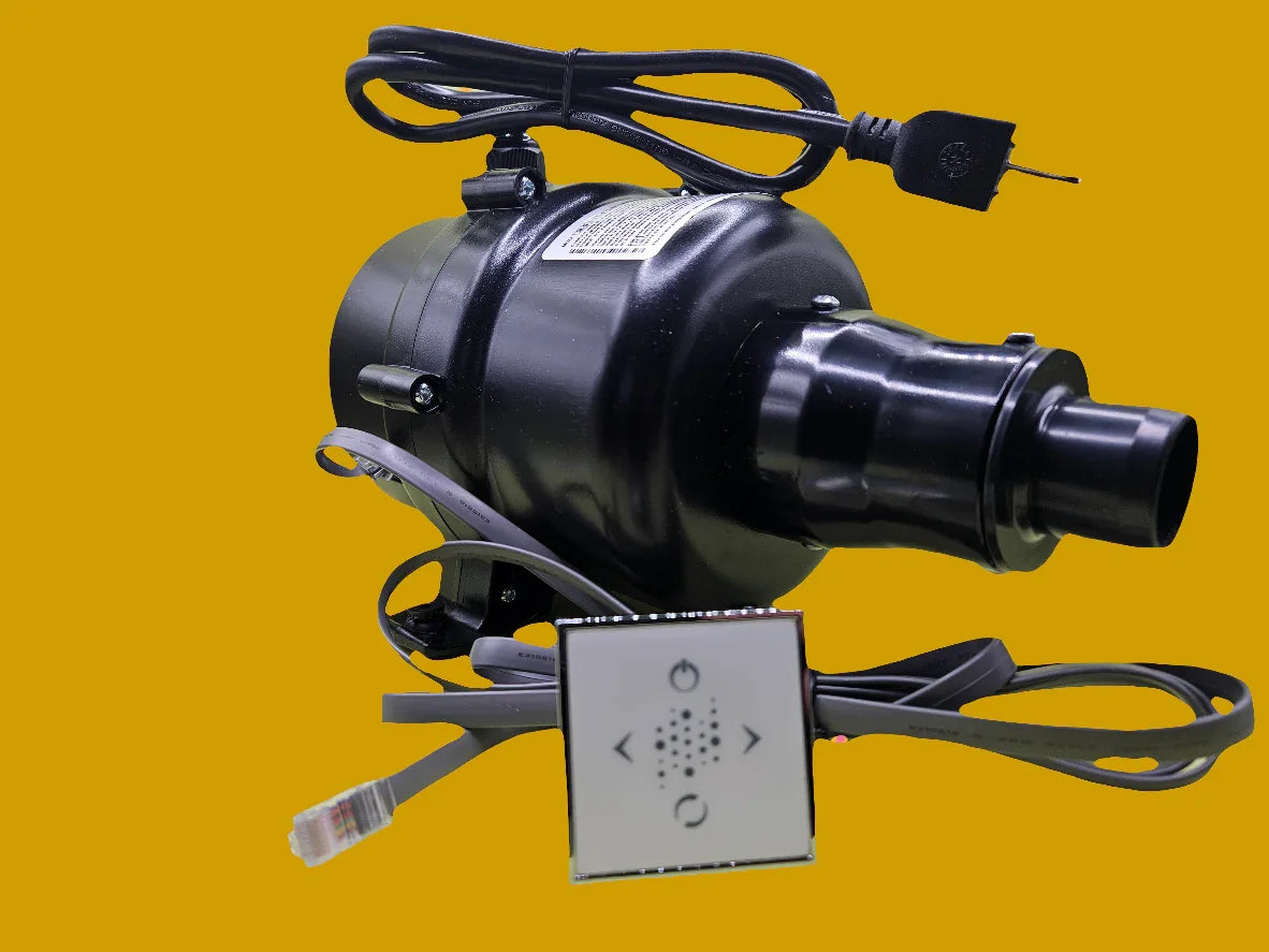 CG AIR SYSTEMS Kohler whirlpool blower system replacement for air massage blenders, shown in the product image.