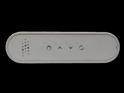 CG AIR SYSTEMS 4-button blower keypad replacement for air massage blowers, showing the black control panel with buttons.