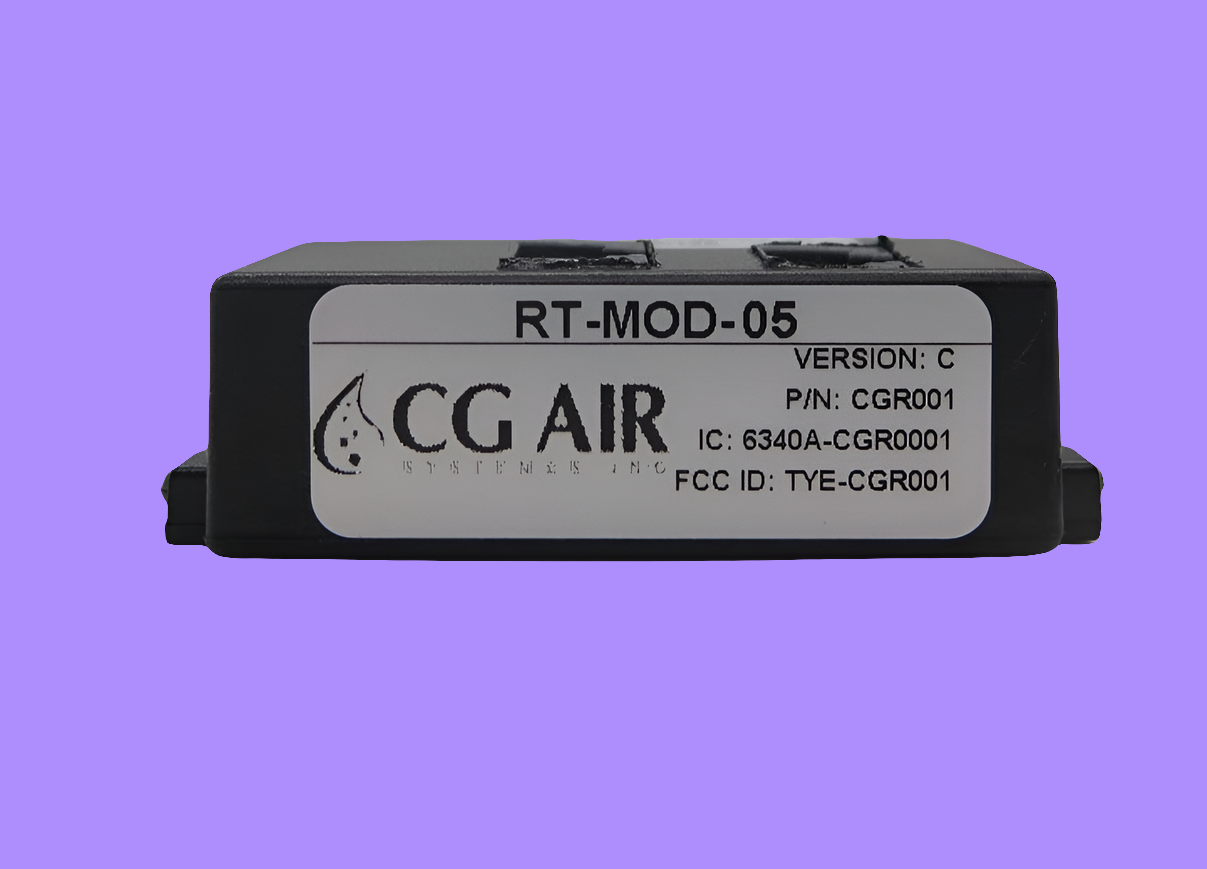 CG Air Systems MTI Bath four-button RF remote for CG Air Blowers, used to control air massage blowers.