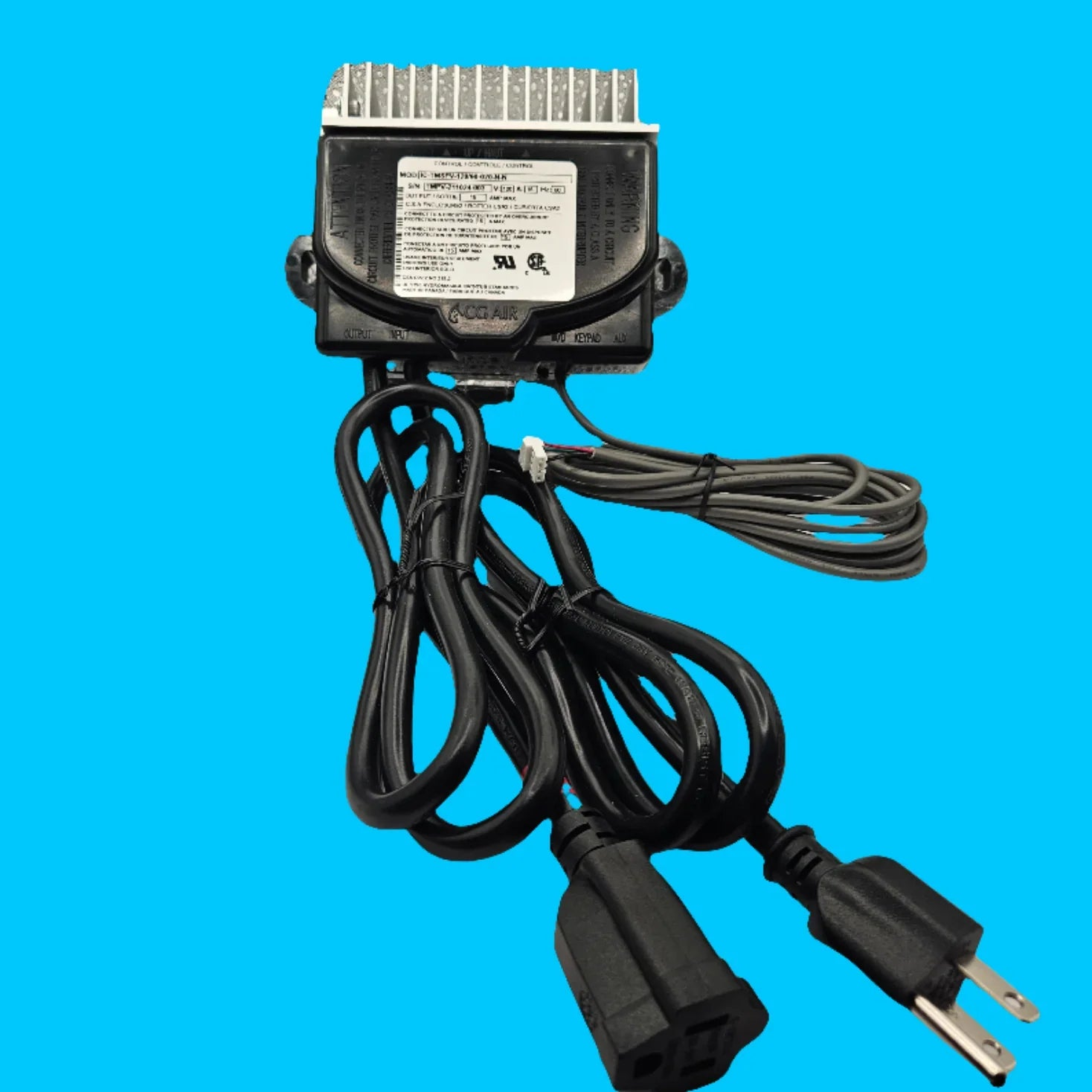 CG Air Systems TMS Control Box, electronic control system with panel and wiring for HVAC or industrial air systems.