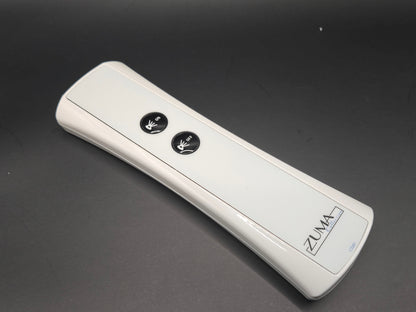 CG AIR SYSTEMS ZUMA Whirlpool Bath On/Off Remote Control for electronic controls, showing buttons and sleek design.