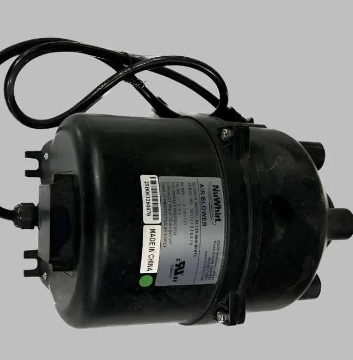NuWhirl Systems BL120-500H000T0 500W air massage blower, showcasing the sleek design of the NUWHIRL safeStep blower.