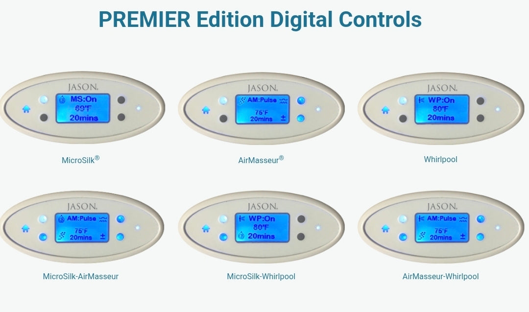 JASON Hydrotherapy Premier Edition Digital Control Keypad -No Water Detection by NUWHIRL SYSTEMS