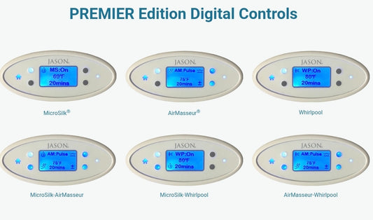 JASON Hydrotherapy Premier Edition Digital Control Keypad -No Water Detection by NUWHIRL SYSTEMS