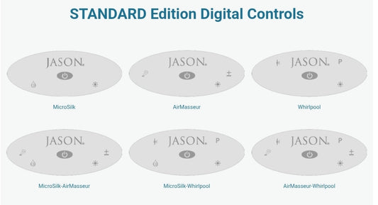 JASON Hydrotherapy Standard Edition Keypad CIDU-264-02-07-01 by NUWHIRL SYSTEMS