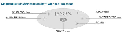 JASON Hydrotherapy Standard Edition Keypad CIDU-264-02-07-01 by NUWHIRL SYSTEMS