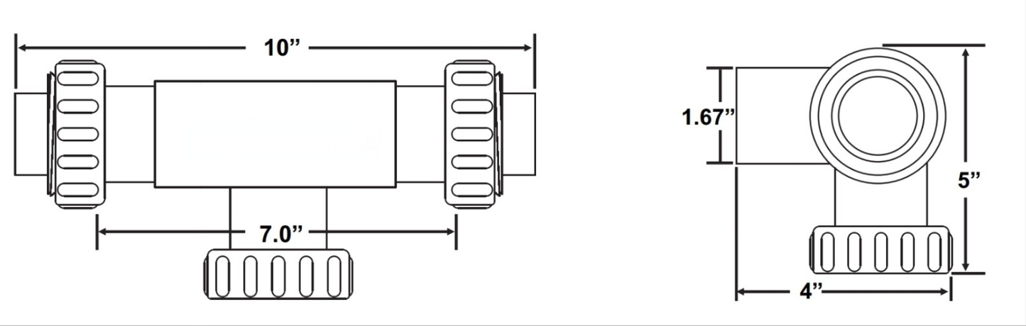 NuWhirl Systems HW2TP120-650P TEE water heater with 650W power, showing its compact design and control interface.