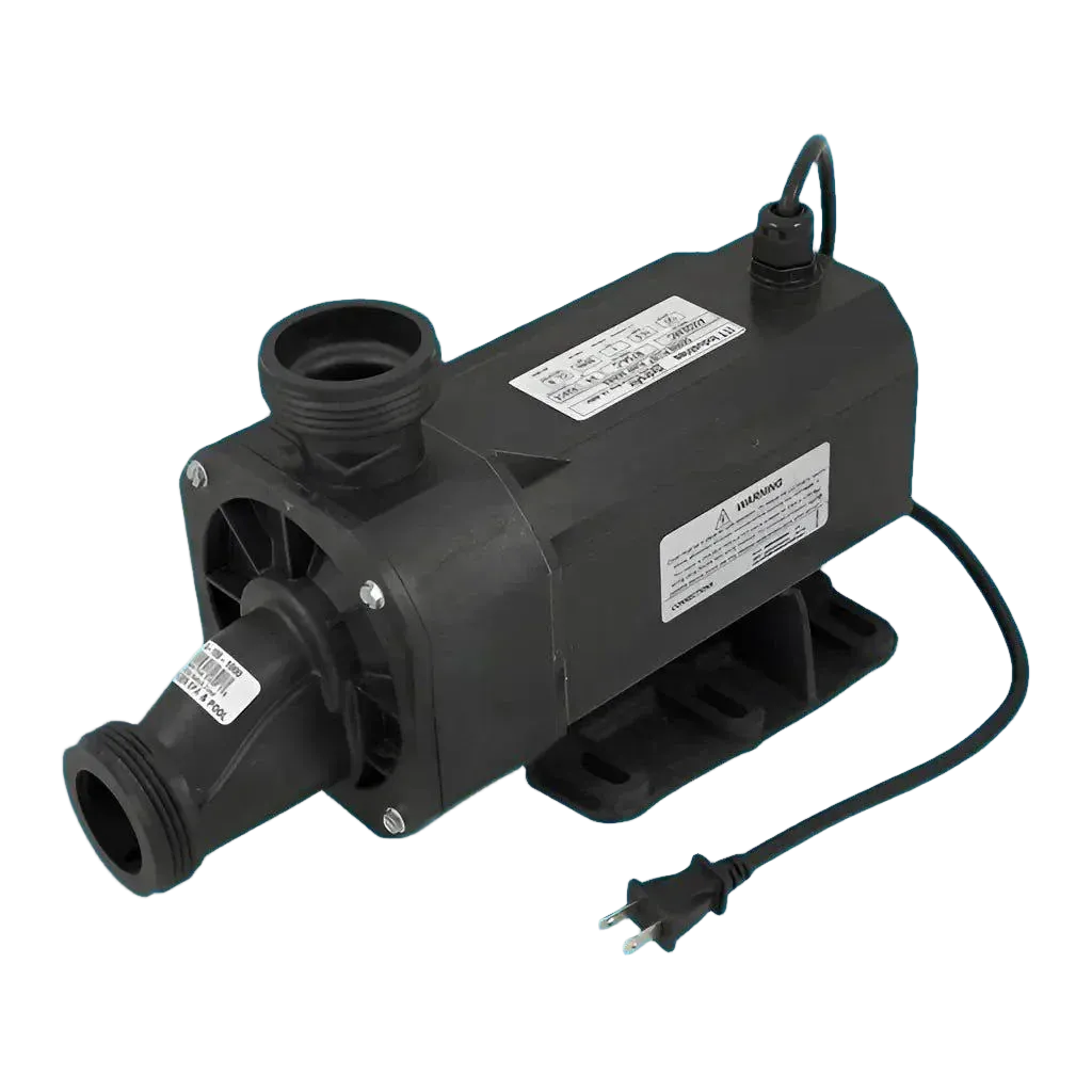 NUWHIRL SYSTEMS 1.25 HP ITT Marlow Gemini Plus R125A-C whirlpool water pump, compact with pump and motor components visible.