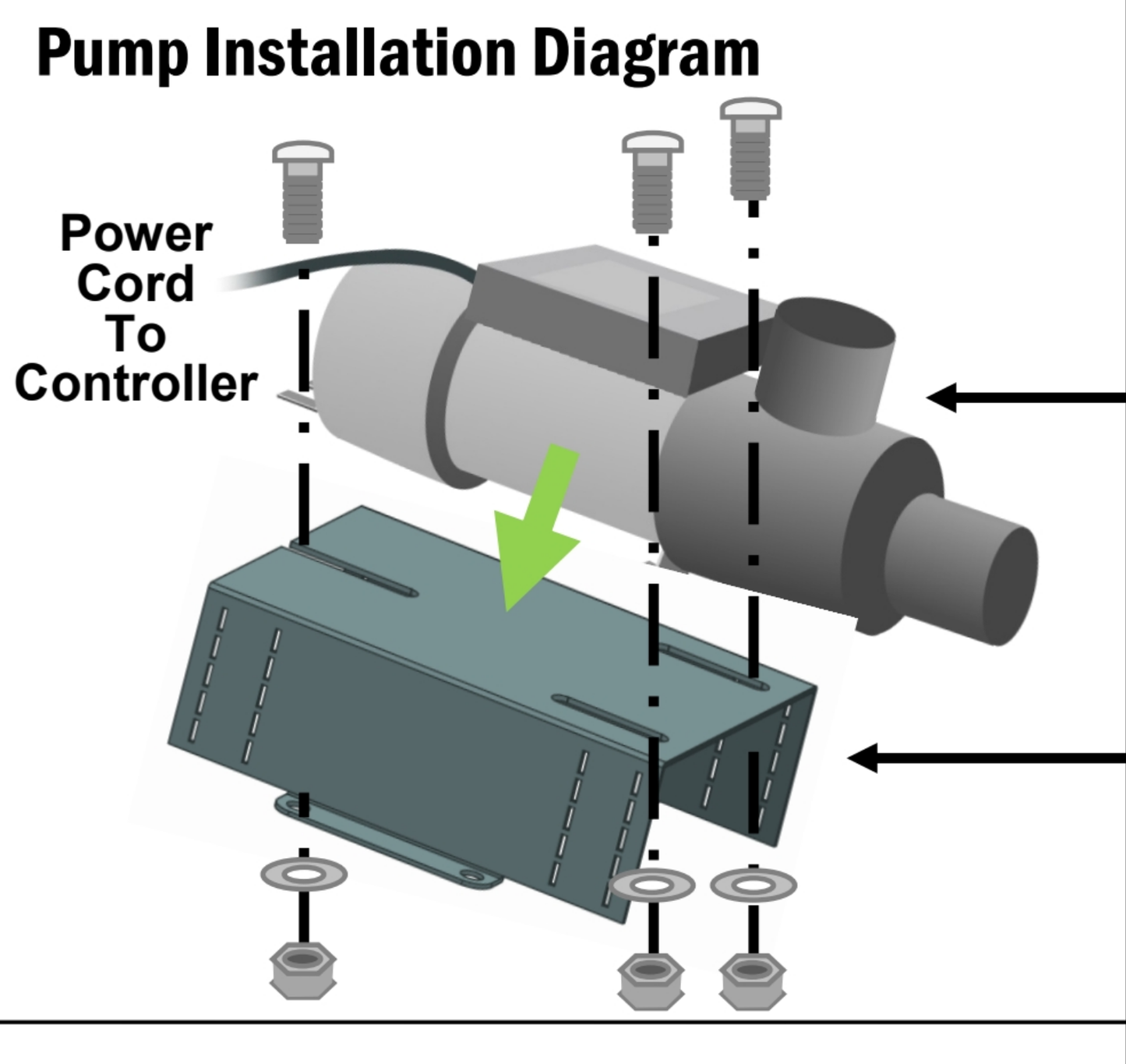 Whirlpool Pump Stand Part# 600111 by NUWHIRL SYSTEMS