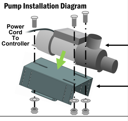 Whirlpool Pump Stand Part# 600111 by NUWHIRL SYSTEMS