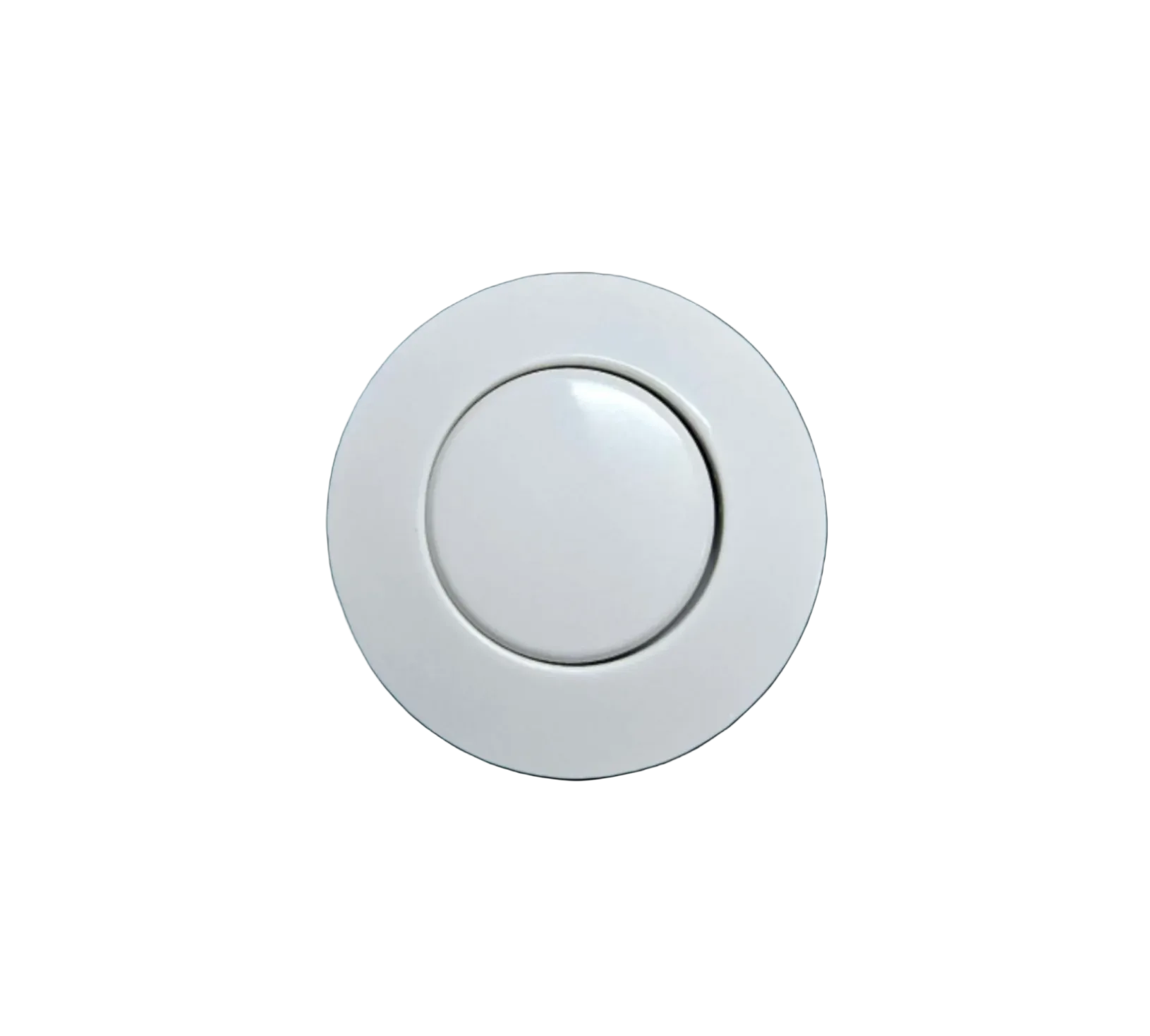 NUWHIRL SYSTEMS CMP Air Button White 25083-000-000 air switch for whirlpool spa, featuring a white plastic button and electronic components.