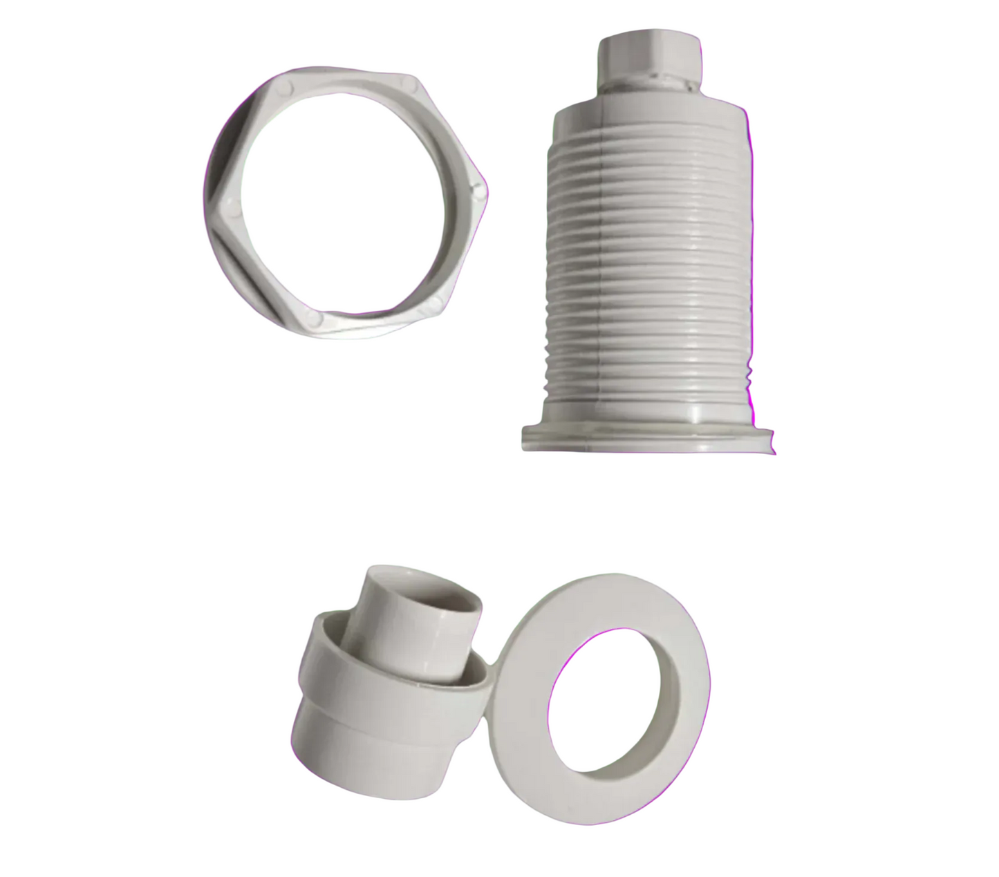 NUWHIRL SYSTEMS CMP Air Button White 25083-000-000 air switch for spa or whirlpool hot tub control, white plastic button with label.