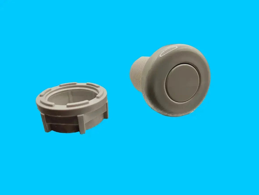 White NuWhirl Air Button for 1-3/8 inch hole, used in white goods appliances by NUWHIRL SYSTEMS.