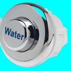 NUWHIRL SYSTEMS Safe Step Air Button Water Chrome replacement for white goods, with a sleek chrome finish and easy-to-press design.