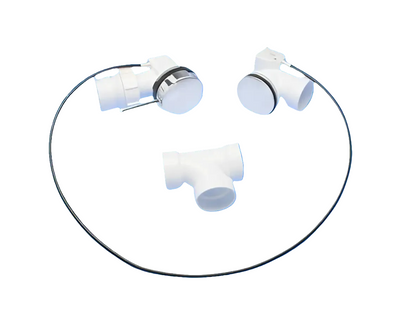 Cable Drain Adjustment Screw 1.64 and Stopper Lid by NUWHIRL SYSTEMS