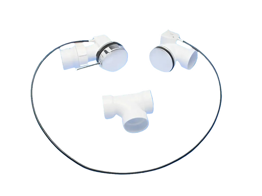 Cable Drain Adjustment Screw 1.64 and Stopper Lid by NUWHIRL SYSTEMS