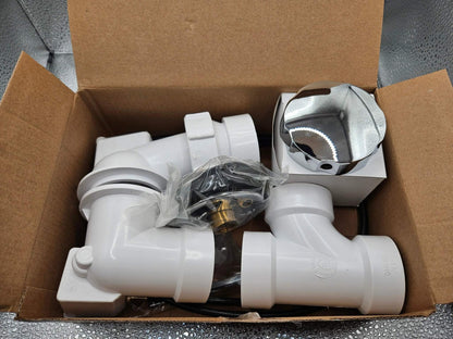 Drain and Overflow Cable Drain Assembly White by NUWHIRL SYSTEMS