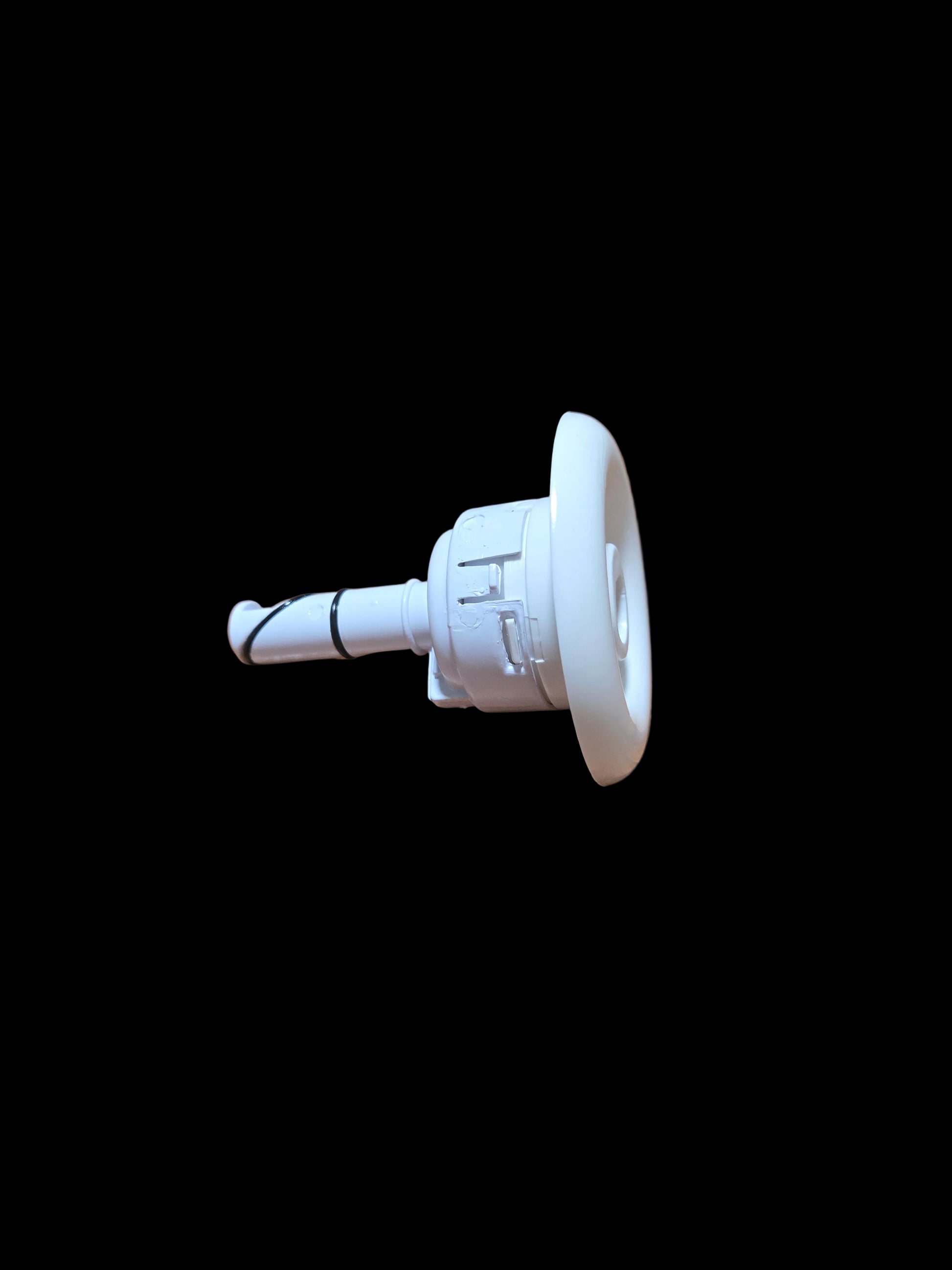 Balboa 24328-CW 3-inch Smooth Round Pulsating Whirlpool Bath Jet Insert White