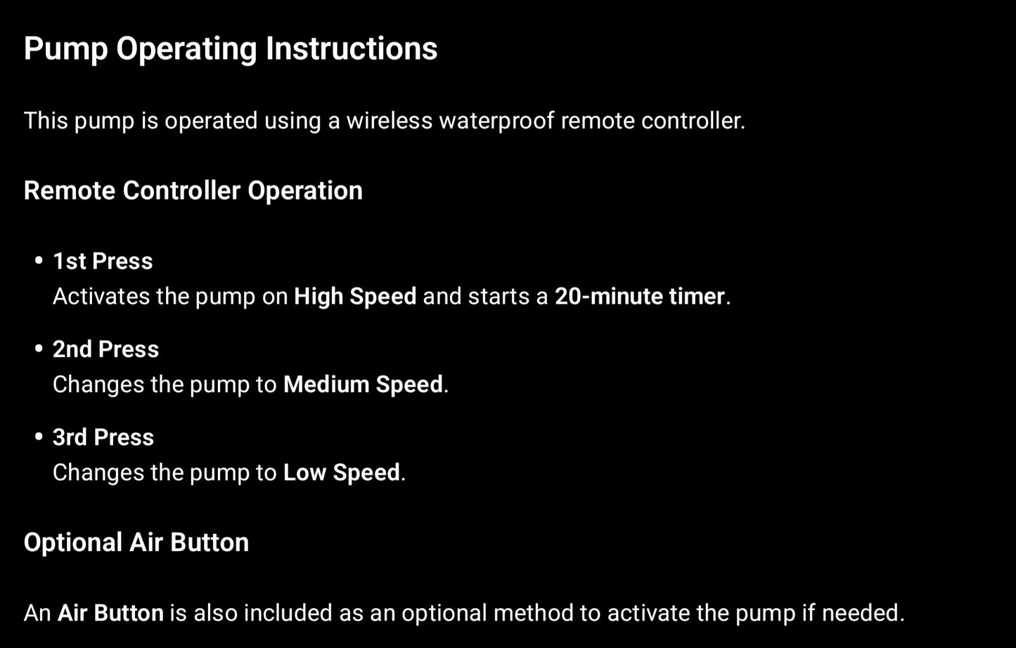 ITT Marlow Variable Speed Pump Retrofit Kit