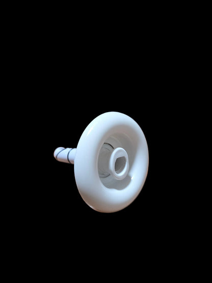 Balboa 24328-CW 3-inch Smooth Round Pulsating Whirlpool Bath Jet Insert White