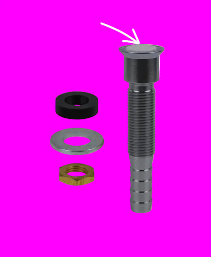 DD -CAP/CH-WH Walk In Tub Door Drain Check Valve