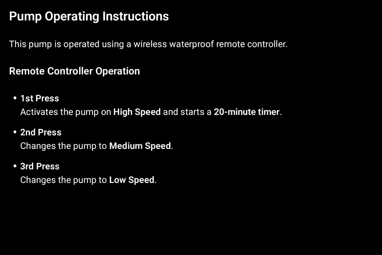 73533-AA Kohler 3-speed whirlpool pump replacement system with Balboa control box and waterproof wireless remote