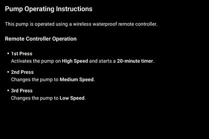 73533-AA Kohler 3-speed whirlpool pump replacement system with Balboa control box and waterproof wireless remote